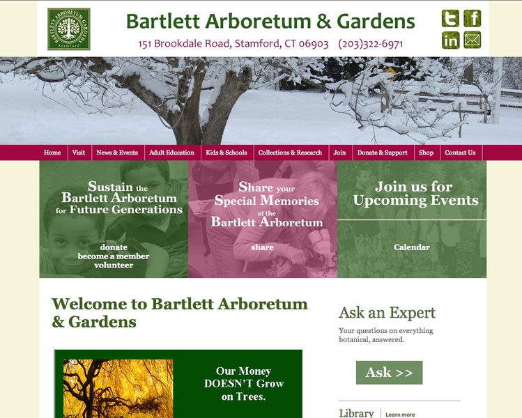 Bartlett Arboretum and Gardens - Bartlett Arboretum and Gardens -